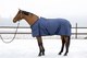 WAHLSTEN CHECK 100G STABLE RUG, NAVY, 145
